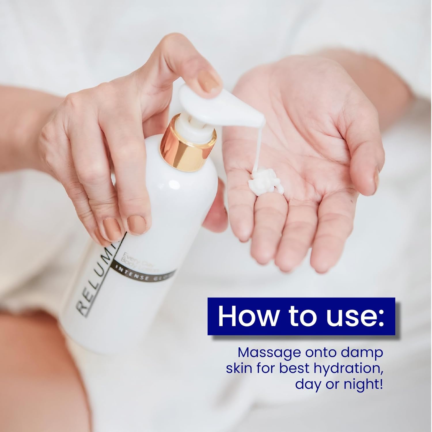 Relumins Intense Glow Every Day Body Lotion – 300ml | Daily Hydrating Moisturizer for Smooth, Soft, Supple, and Silky Skin | Lightweight Formula for All Skin Types