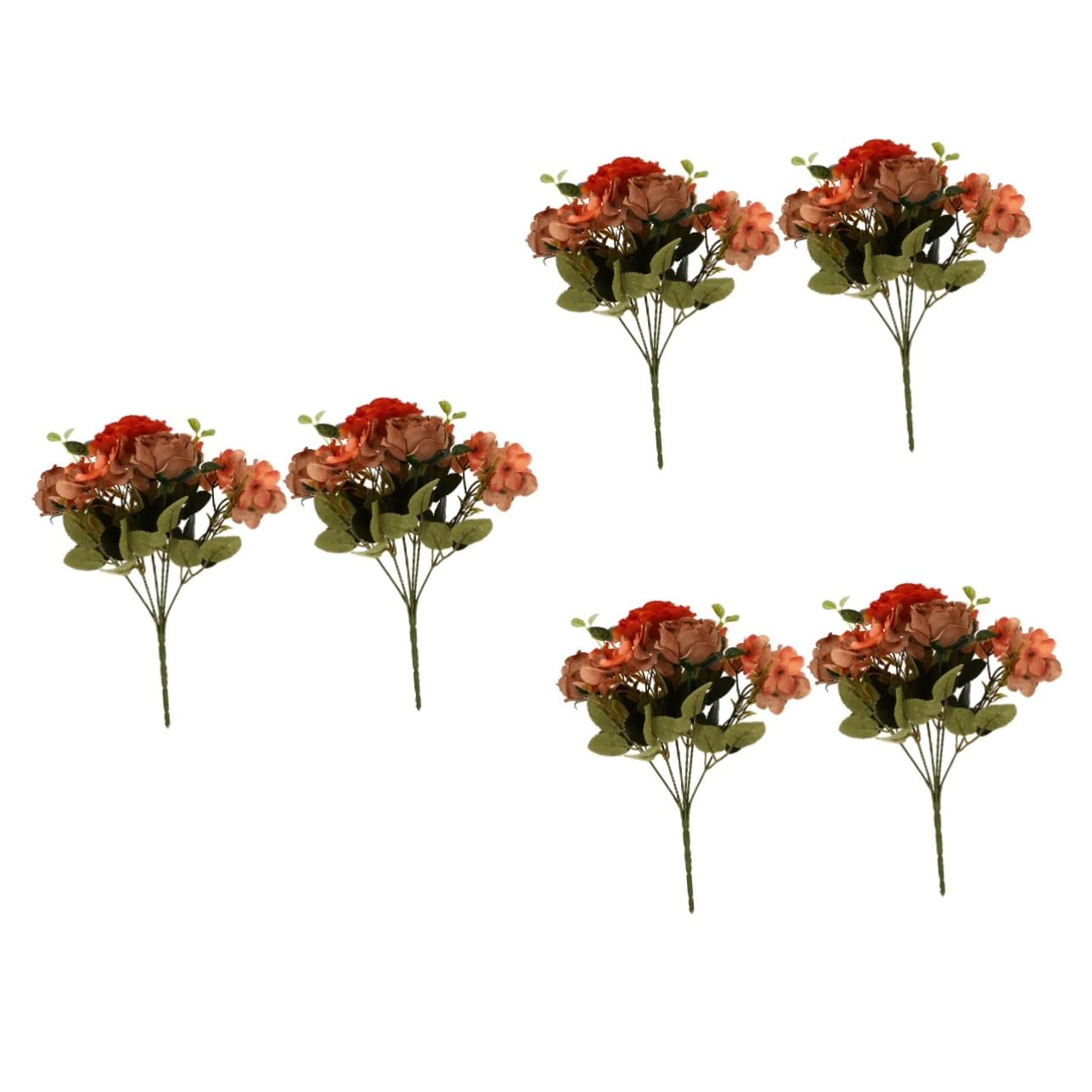 IMIKEYA 6 STK künstliche Pfingstrose Pflanzen für Kunstpflanzen Kunstblumenstrauß künstliche blüten künstliche Blumen kreative Hochzeitsblume Simulationsblumenstrauß Kunststoff