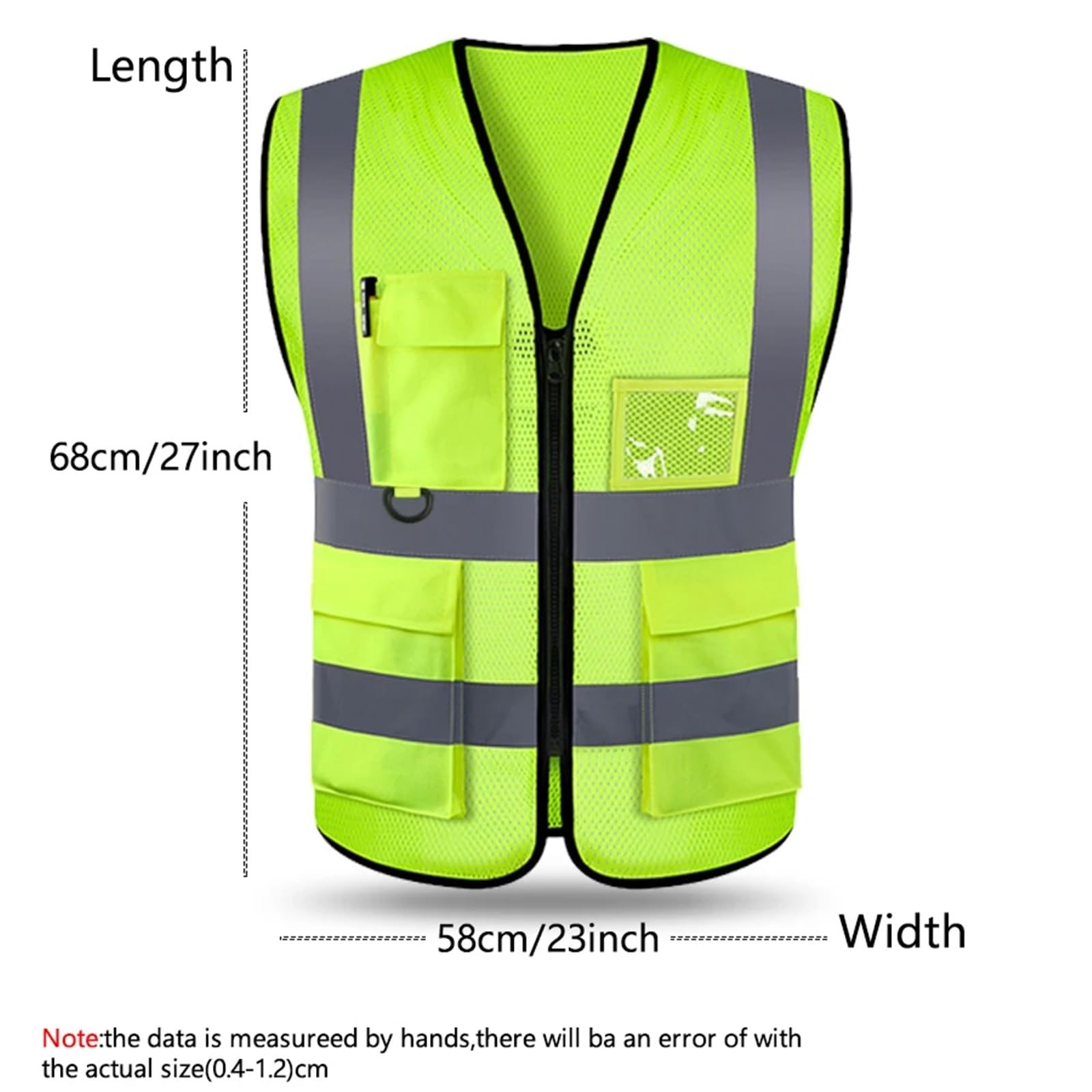 Gilet de sécurité réglable Haute visibilité