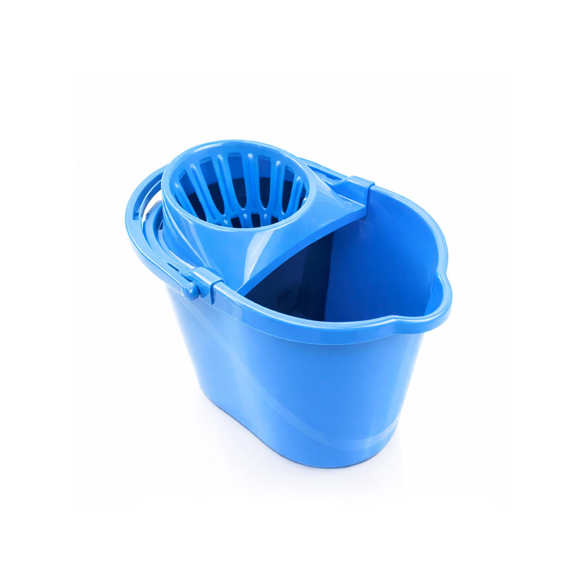 Pamex - Cubo 15l Uno Intrasecchio con Escurridor - 12 Unidades (Azul)