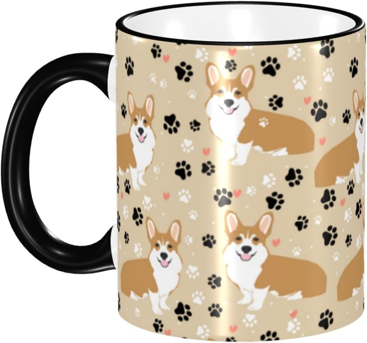 Corgi Mug for Women, Corgis Gifts For Corgi Lovers Cute Coffee Mug Cute Dog Tea Cup (12oz)