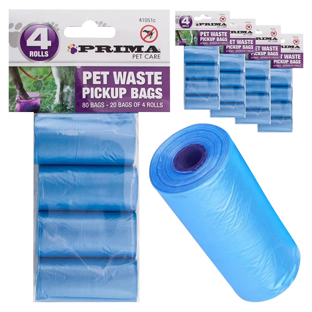 Bargaingalore 400 X Pet Refuse Bags - Poo Poop Dog Waste Biodegradable Refuse Sacks, Rubbish Bin Sack | For Cats, Dogs, Pets Faeces Bag, Leakproof Strong | 400Pc
