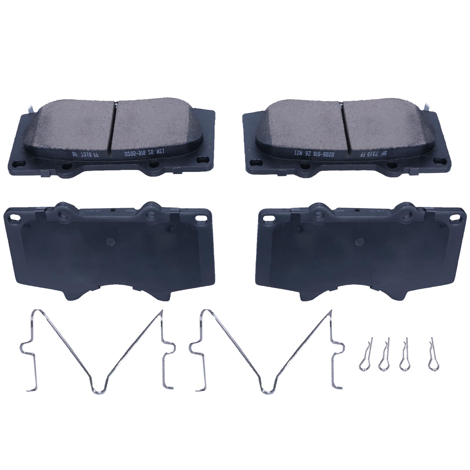 Brakes Premium Ceramic Replacement Front Brake Pad Set 2010-2019 For Lexus,2001-2019 For Toyota