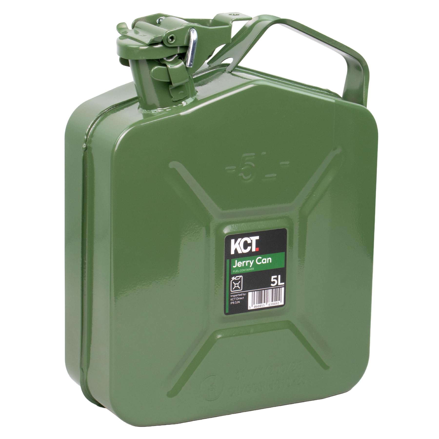KCT 5L JERRY CAN FUEL PETROL DIESEL STORAGE CONTAINER FOR VEHICLE CAR MOTORBIKE