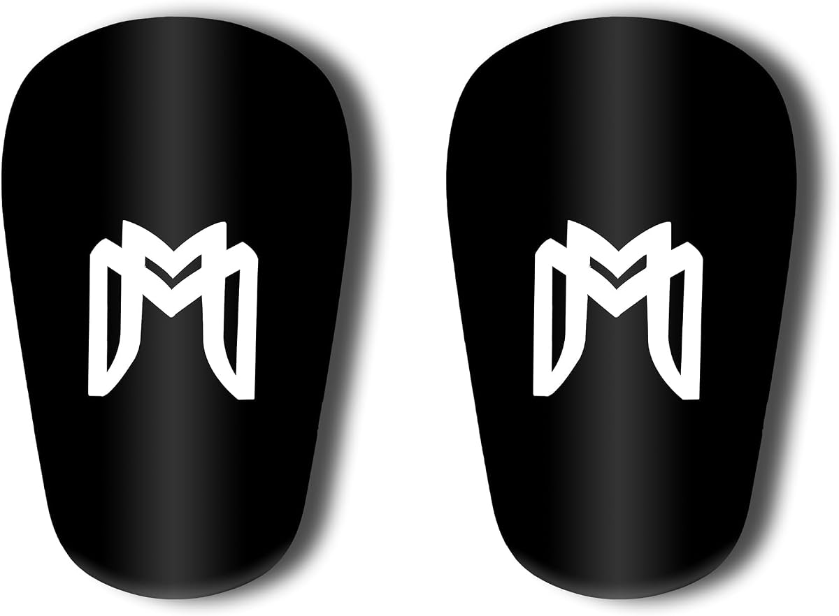 MiniGuards - Mini espinilleras para jugadores de fútbol - Pequeñas espinilleras para hombres, mujeres y adolescentes - Espinilleras en miniatura de 3,9 x 2,4 pulgadas - Perfectas para atletas de fútbol de alto nivel