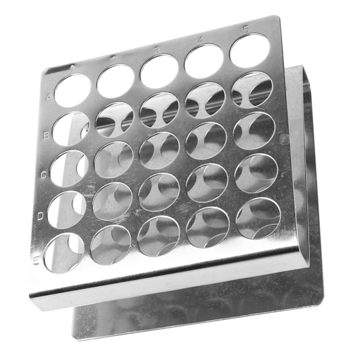4stücke Stainless Steel Test Tube Rack Z-förmiger Ständer Aus Edelstahl Für Labor Stabil Kompakt Und Praktisch Für Aufbewahrung Von Reagenzgläsern