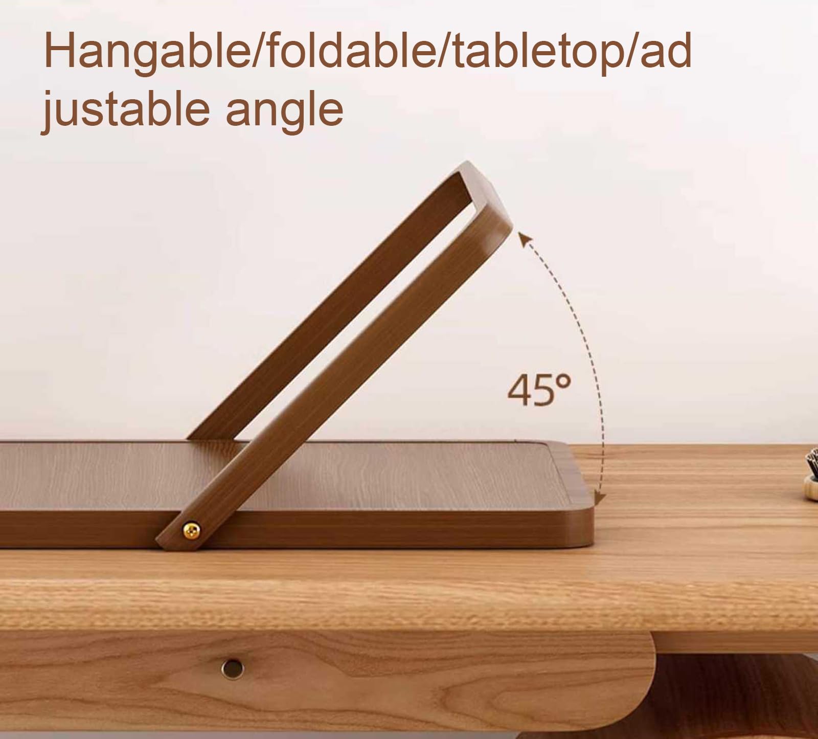 Miroirs de Maquillage de Bureau en Bois – Miroirs muraux rectangulaires pour Salon, Chambre à Coucher, Cadeaux d'anniversaire,B,22 * 31 * 2cm