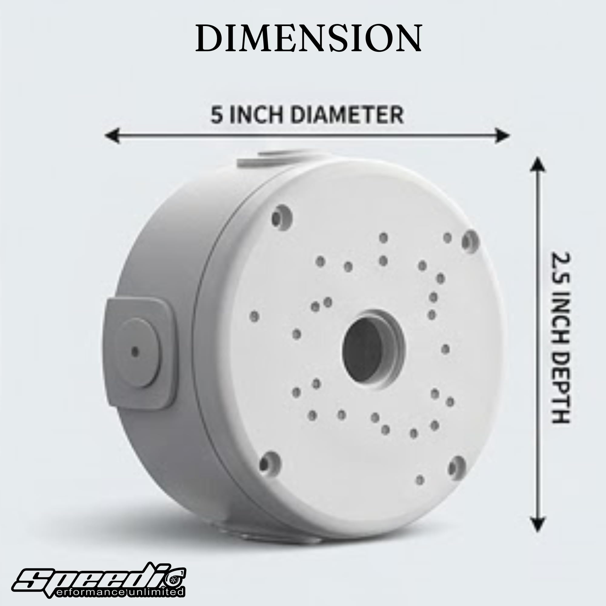 Speedio CCTV Junction Boxes - 5x5 Round -6 Speedio CCTV Junction Boxes - 5x5 Round -6