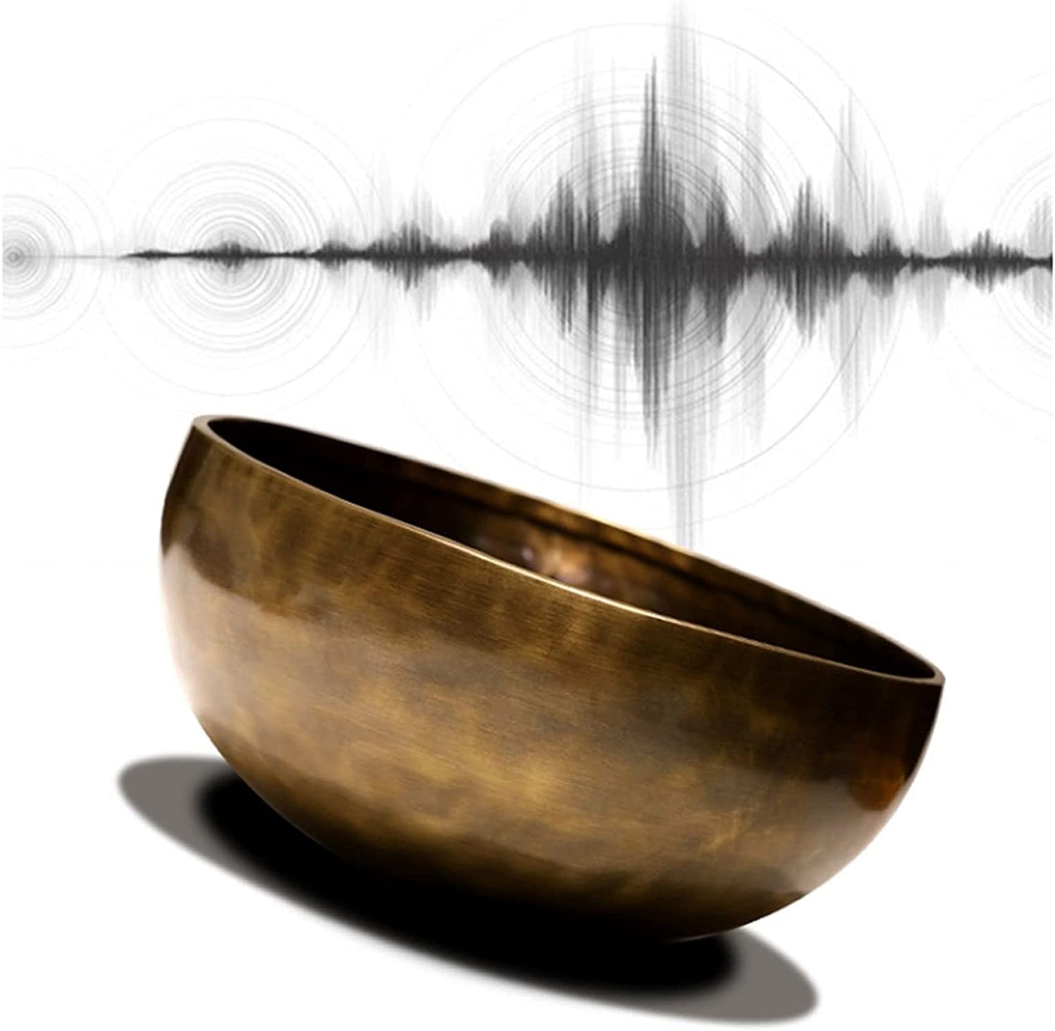Set di campane tibetane in metallo, campane tibetane per meditazione buddista, martellate a mano in Nepal per yoga, guarigione dei chakra, meditazione zen con percussore e cuscino in seta, regalo