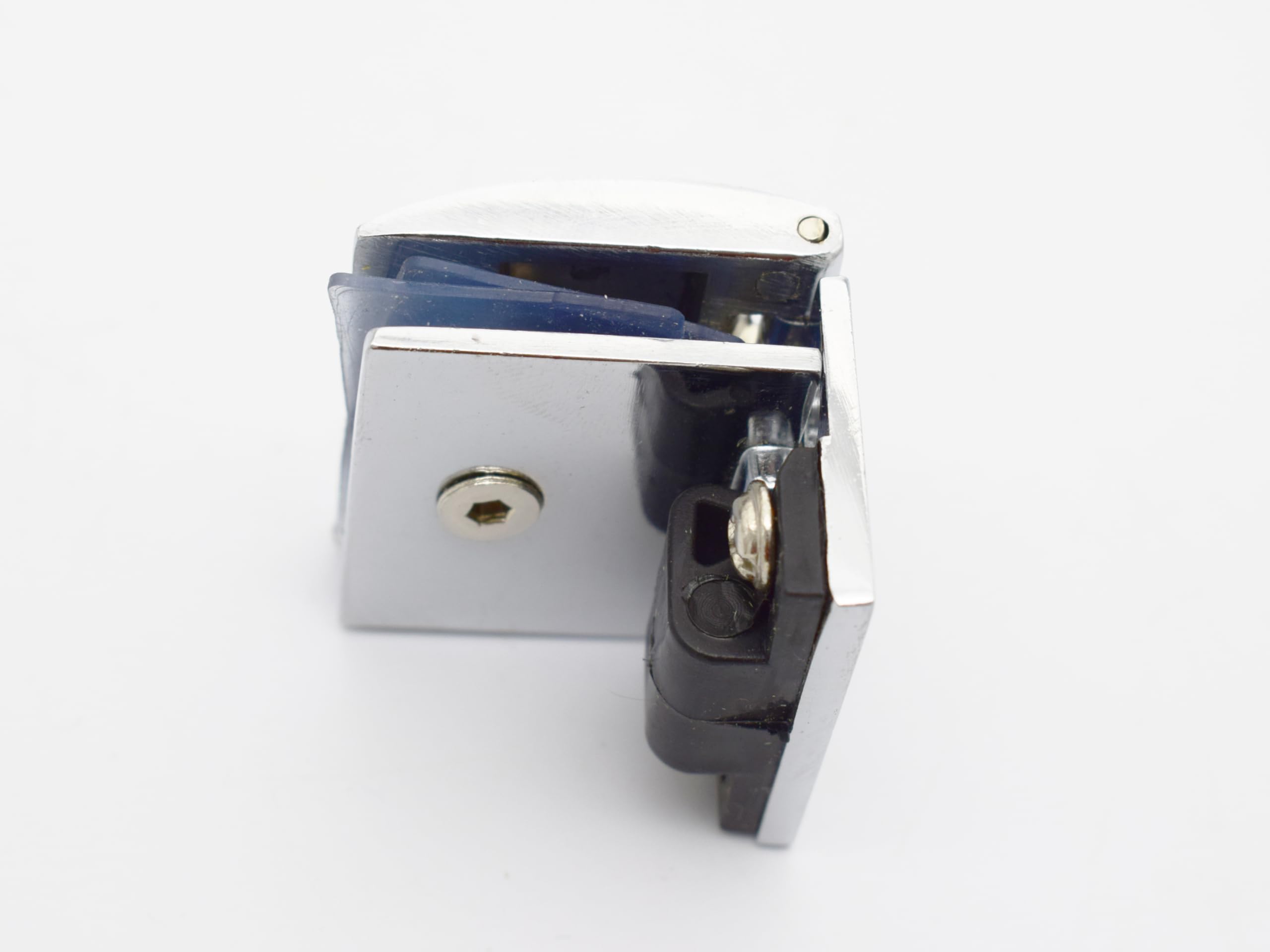 Heavy Duty Glass Hinges - RAB Chrome Finish -2