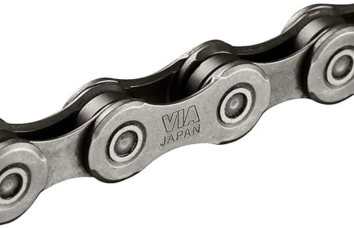 Shimano STEPS CN-E8000-11 - Cadena para bicicleta eléctrica, 11 velocidades, 138 eslabones, color plateado