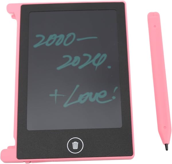 LCD Writing Tablet, 4.5 Inch Erasable Drawing Doodle Board with Lock and Pressure Sensing Function, Electronic Drawing Writing Pad for Learning and Education - 1