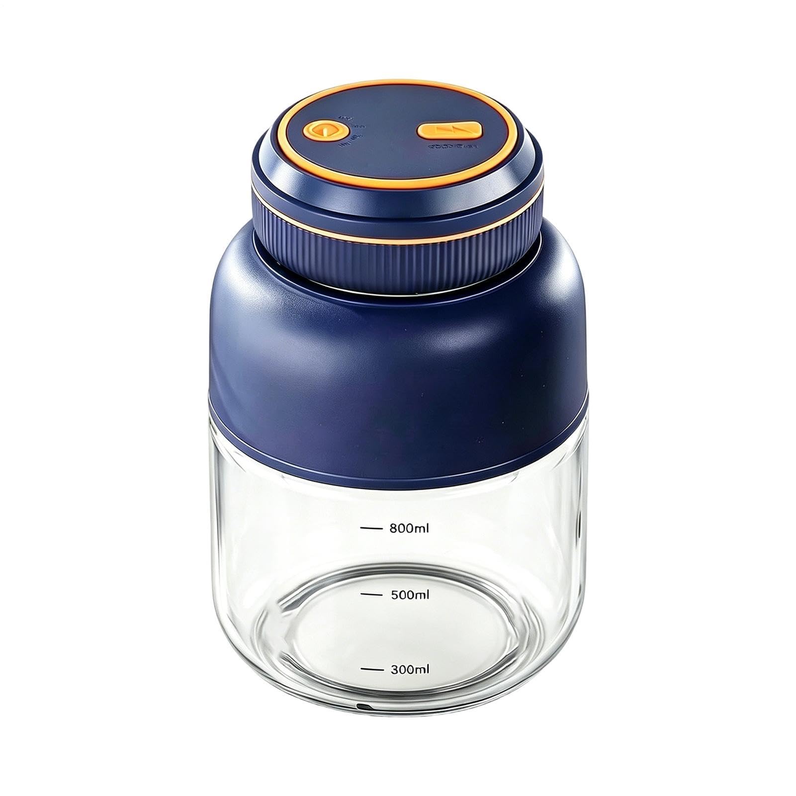 Frullatore portatile da 800 ml, frullatore elettrico per frutta, per uomini, adolescenti, adulti, cucina, hotel, scuola, viaggi d'affari, palestra, viaggi, dormitorio