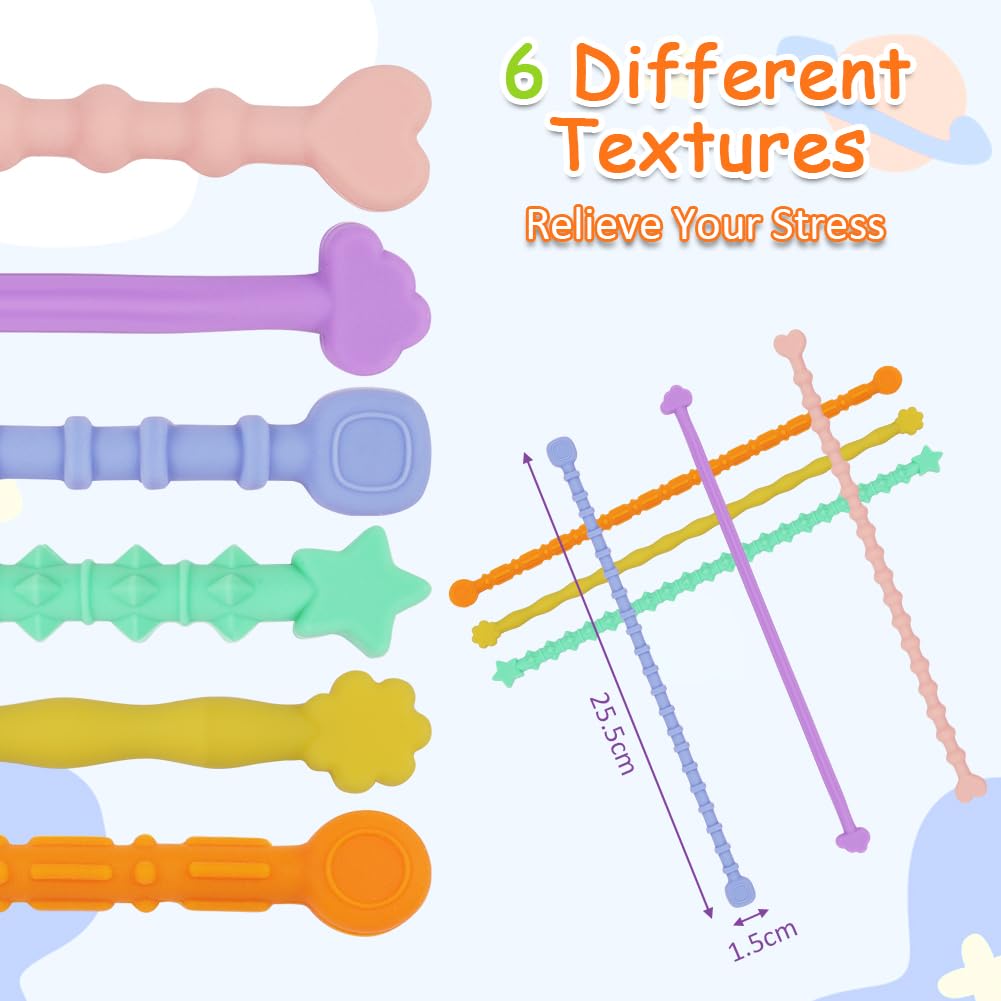 OSDUE Silicone Fidget Toys Sensory Stick - Image 2