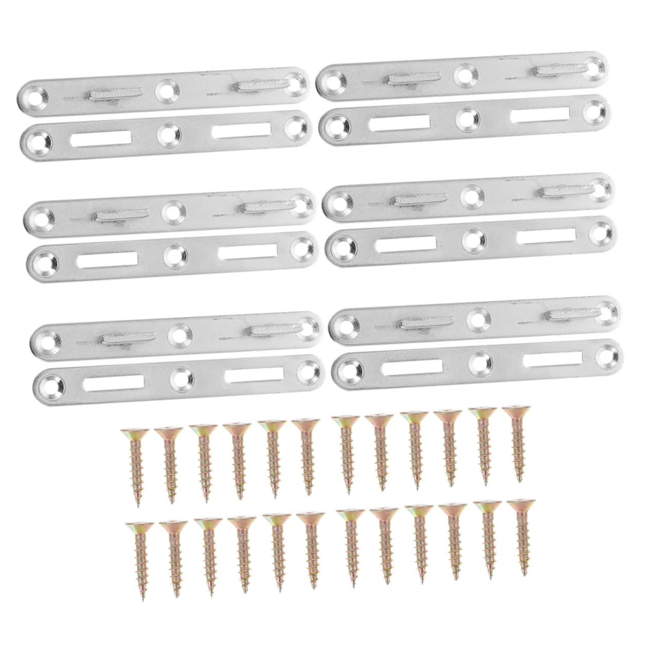 Fixation de barre de lit plate à double boucle pour stabiliser un cadre
