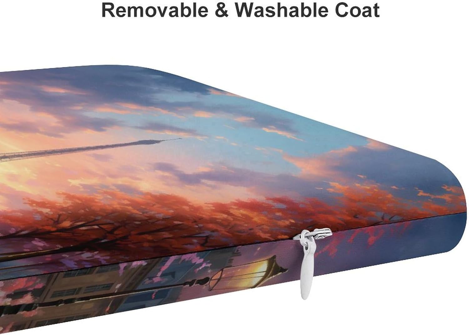 Vintage Paris Floor Pillow Meditation Yoga Cushion Square Chair Cushion Pillows Seating for Adults