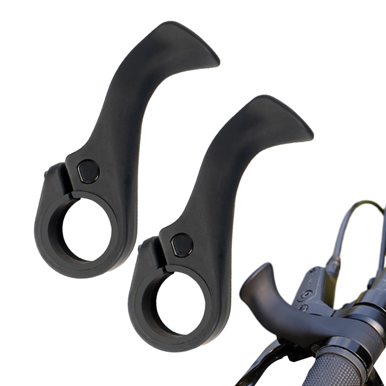 ZONEWD Mountain Handlebar Ends,High Strength Ergonomic Bar Ends - Cycling Accessories for Mountain, Tricycle, Folding Bikes, Road, Speed