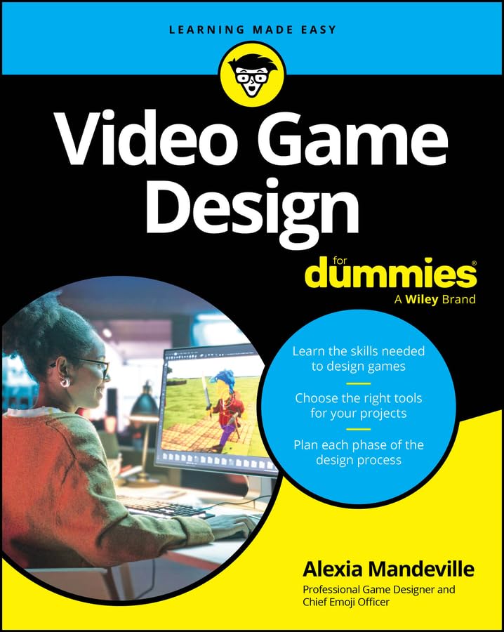 Video Game Design For Dummies livre en anglais pour debuter en creation de jeux
