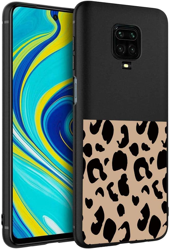 ZhuoFan Funda Negro Silicona Case para Xiaomi Redmi Note 9 Pro/9S/9 Pro MAX,6.67'' Carcasa de telefono Suave TPU Ultrafina Protectora Movil Fundas Carcasas Cover Xiaomi Redmi Note 9S,-Leopardo 2