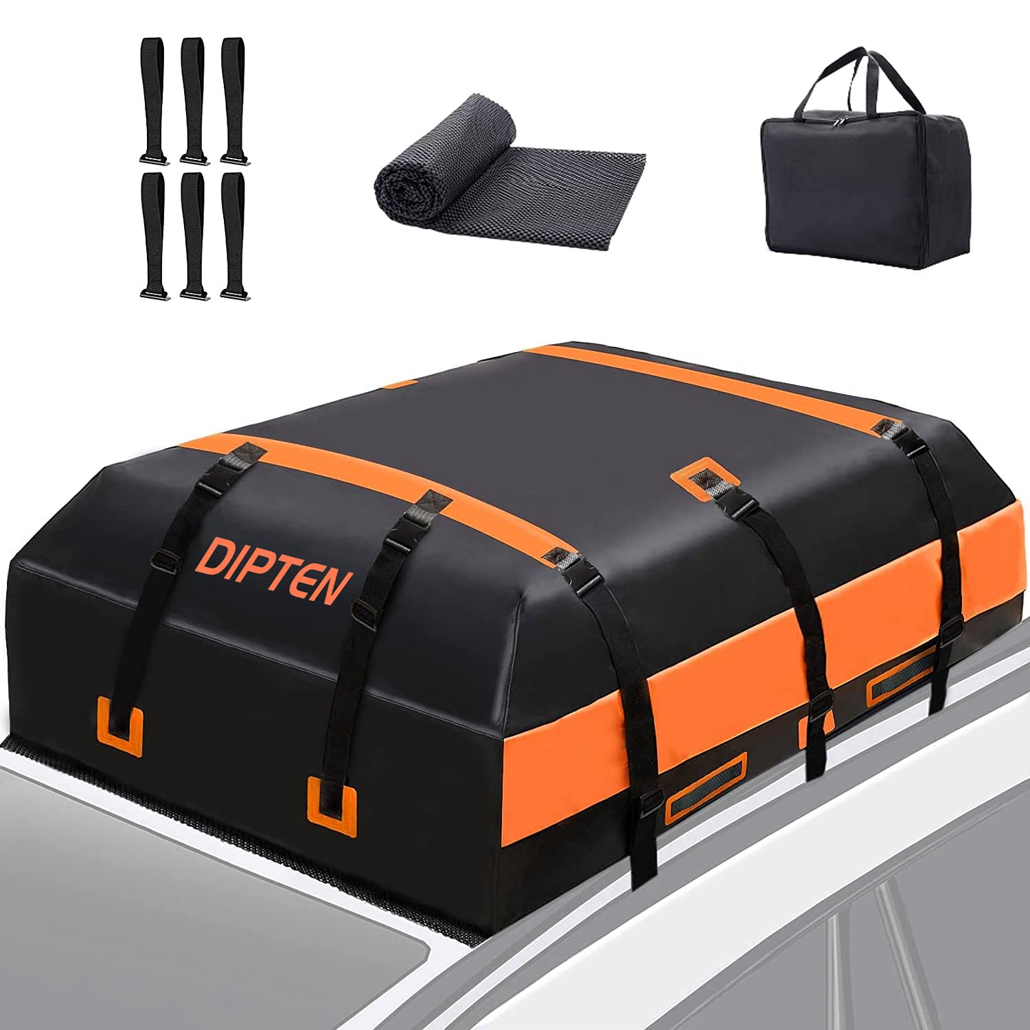 Buy DIPTEN PRO 21 Cubic Feet Rooftop Cargo Carrier, bag, Waterproof