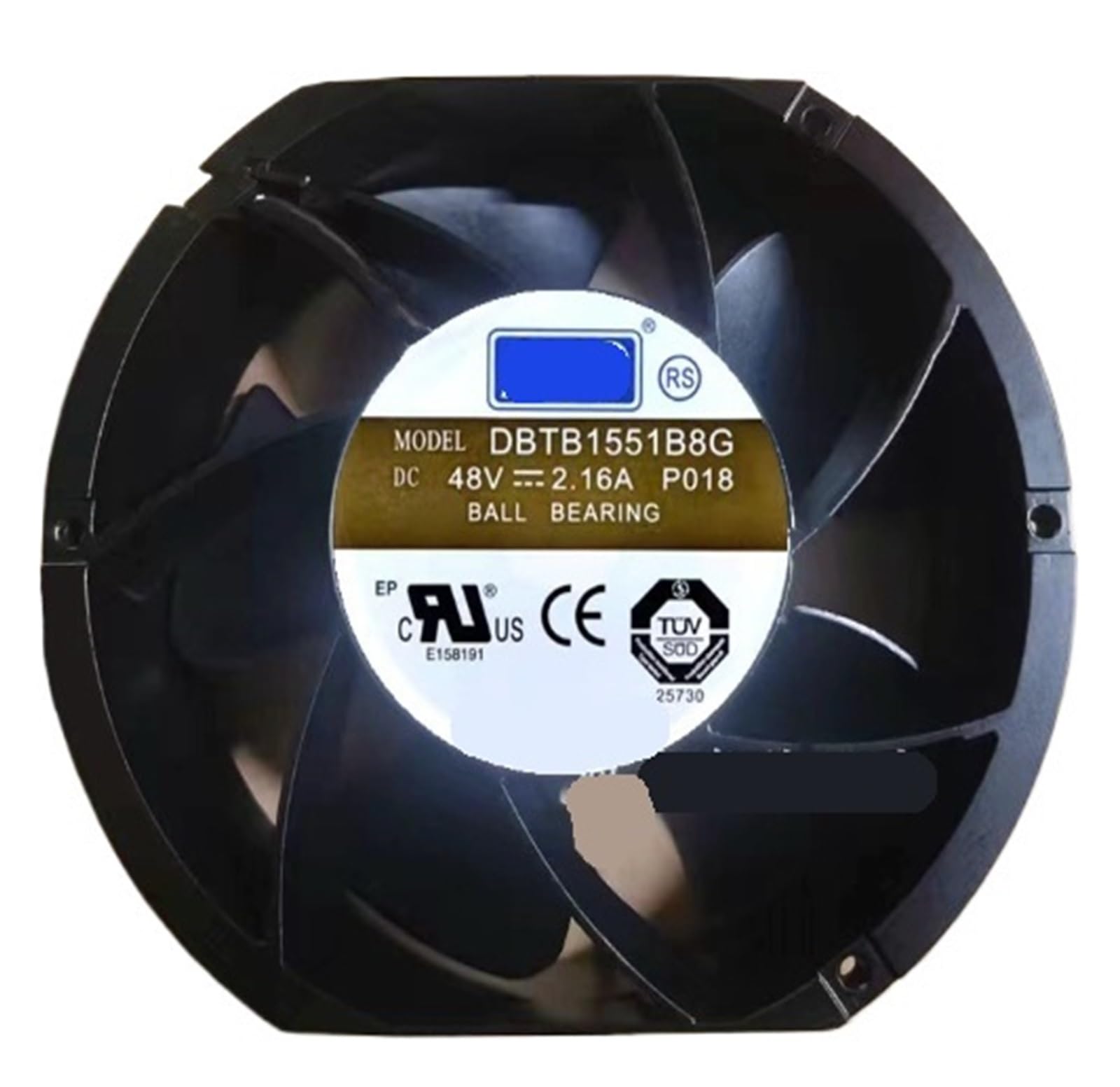 Lzikkgki One Color Dbtb1551b8u Dc 48V 2.16A 172X172x51mm 4-Wire Cooling Fan