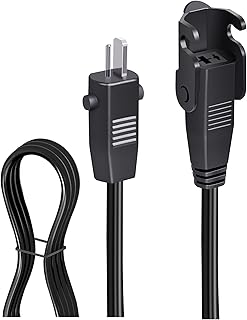 AWINLI 6.5 ft (2m) Extended AC Power Cord for Lift Recliner,Okin,Limoss,Lazboy,Pride,Catnapper Replacement Power Cord