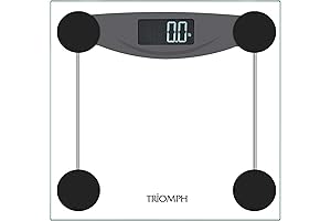 Thinner Bathroom Scale: Smart Digital Body Weight Bathroom Scale with Step-On Technology