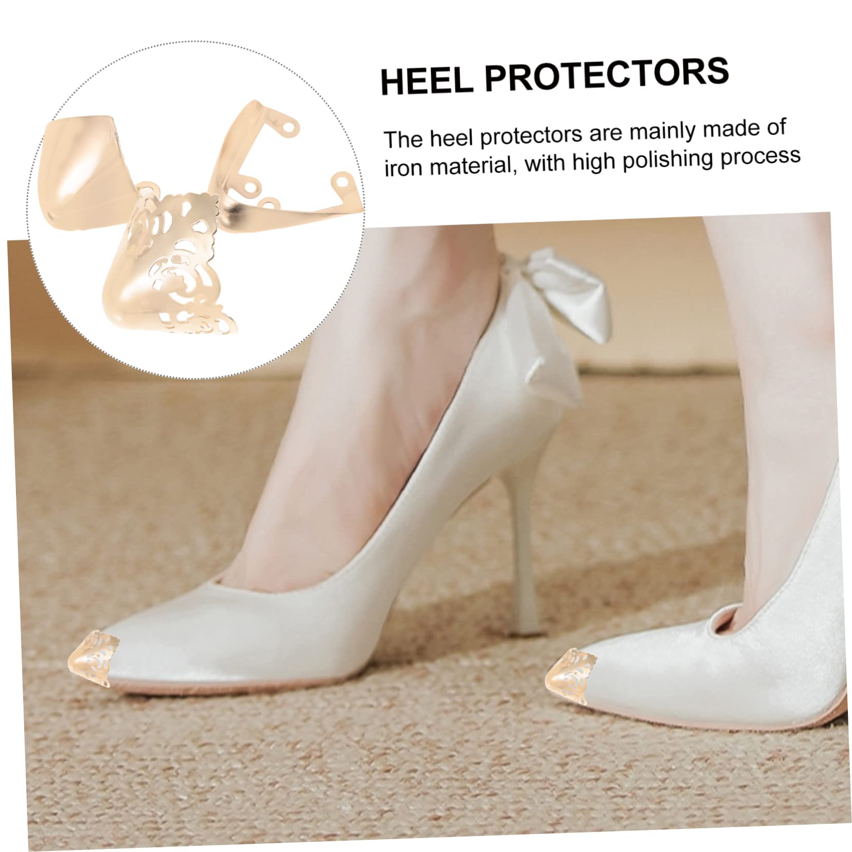 SOIMISS 10paia Copripunta Protettivo Per Scarpe Con Di Design Elegante e Resistente Copertura Per Punta Scarpe Per Protezione e Stile