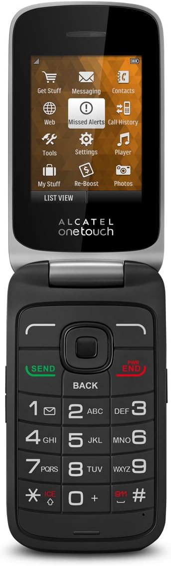 Alcatel OneTouch Fling Black and Silver (Boost Mobile)