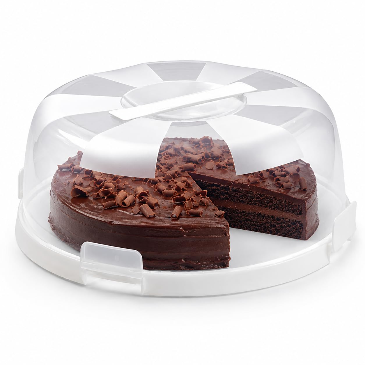 Snips Delice Cake Carrier for 28 cm Cakes, Handle, 4 Locks, Made in Italy