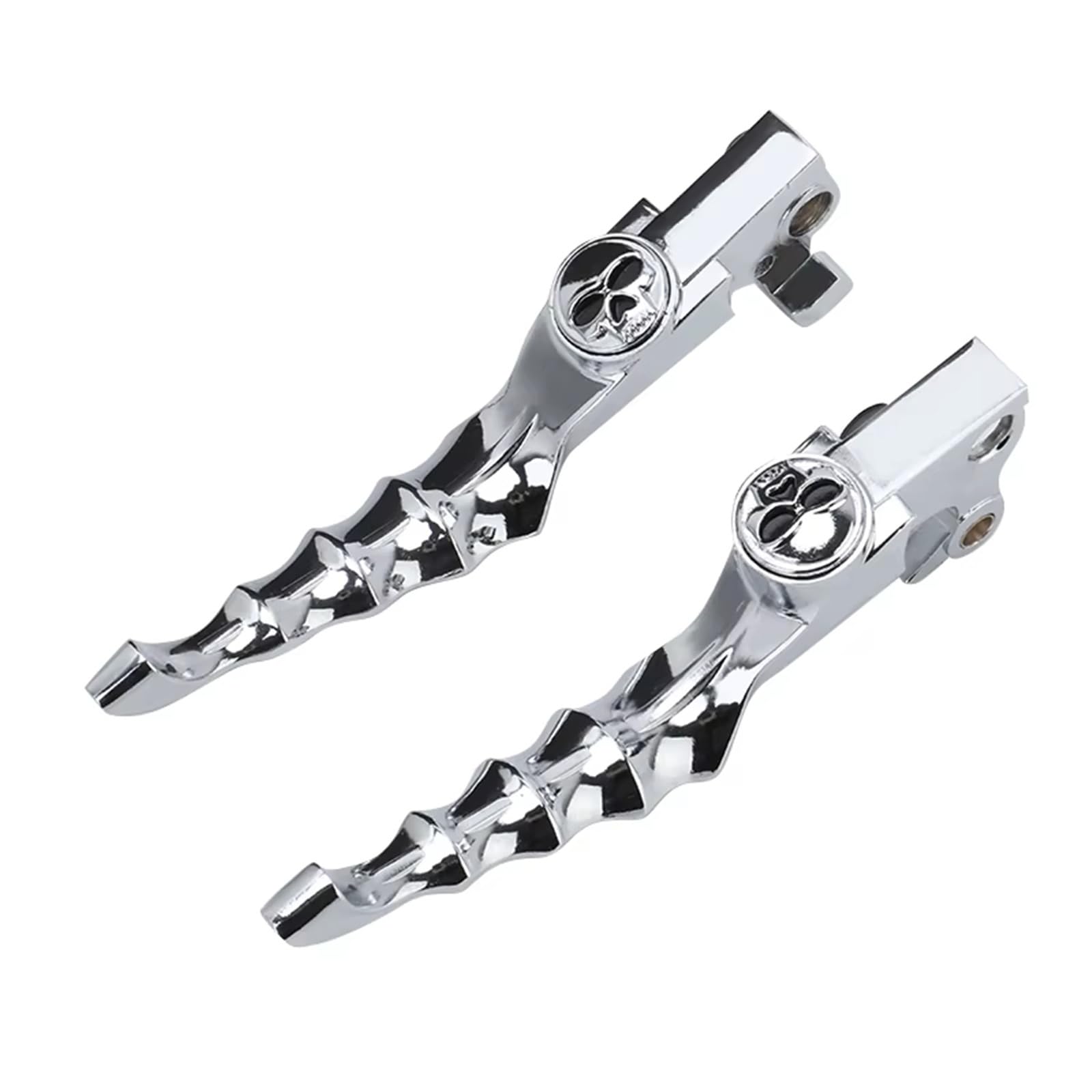 BeiZhengbhD Clutch Lever Handlebar Black Motorcycle Accessories Skull Clutch for Sportster for XL883 1200 for X48 72 2004-Up(Style 3)