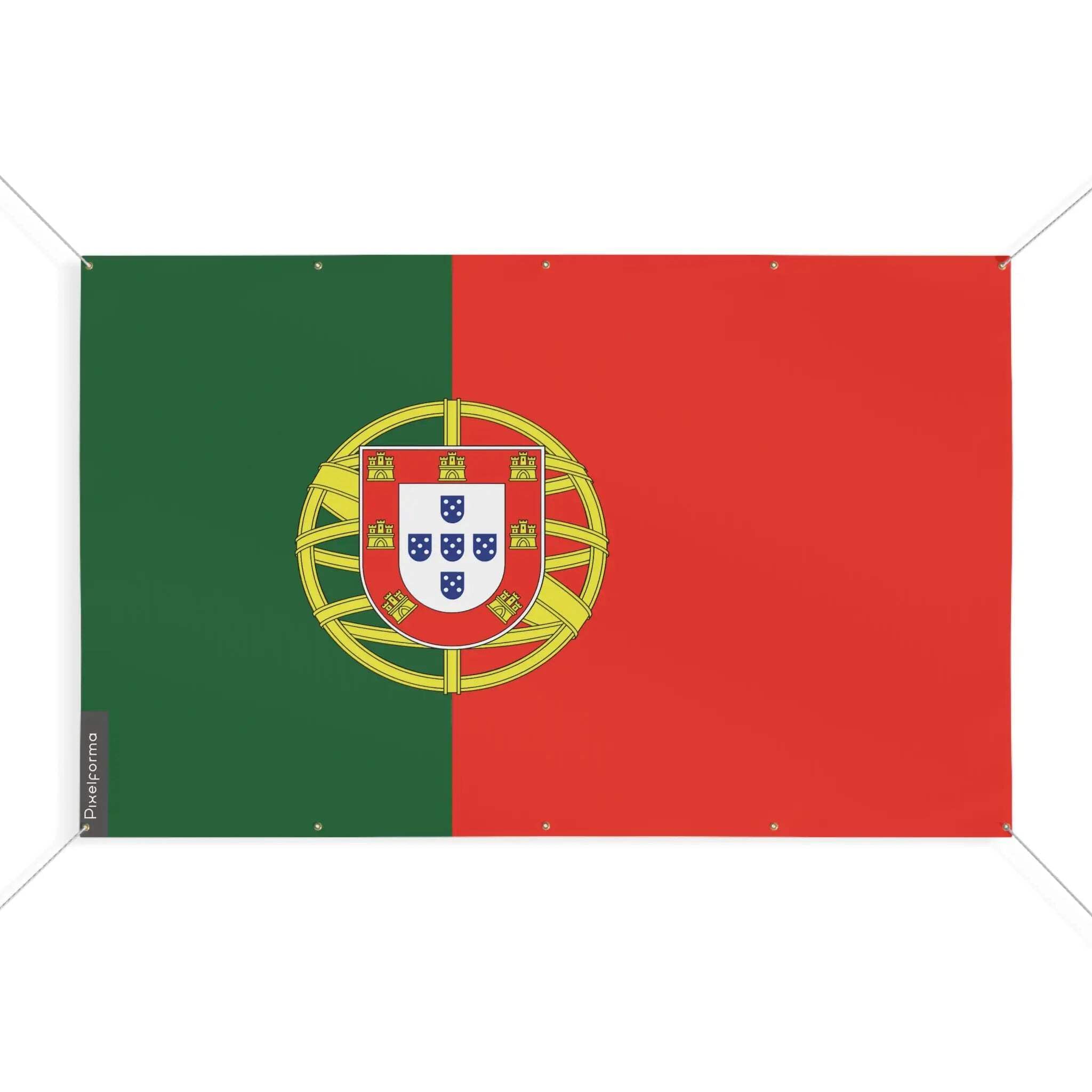 Drapeau Portugal 180x270 cm grand format à 10 oeillets - 3