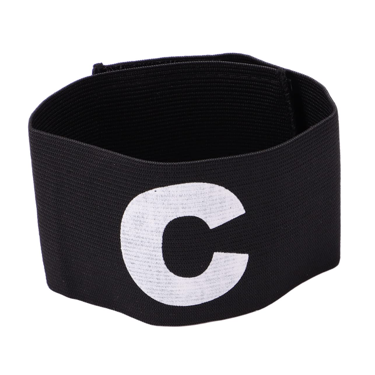 INOOMP Pz Distintivo Del Capitano Calcio Da Capitano Di Basket Bracciali Da Calcio Banda Di Capitani Sportivi Da Capitano Nera Elasticità Bambino Braccialetto