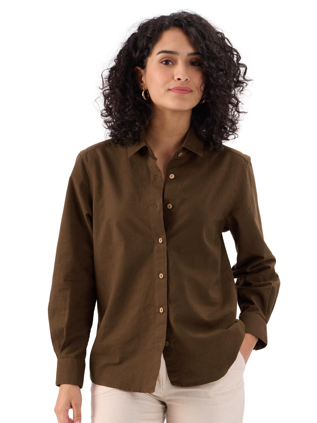 The Souled Store Damen Button-Down-Shirt