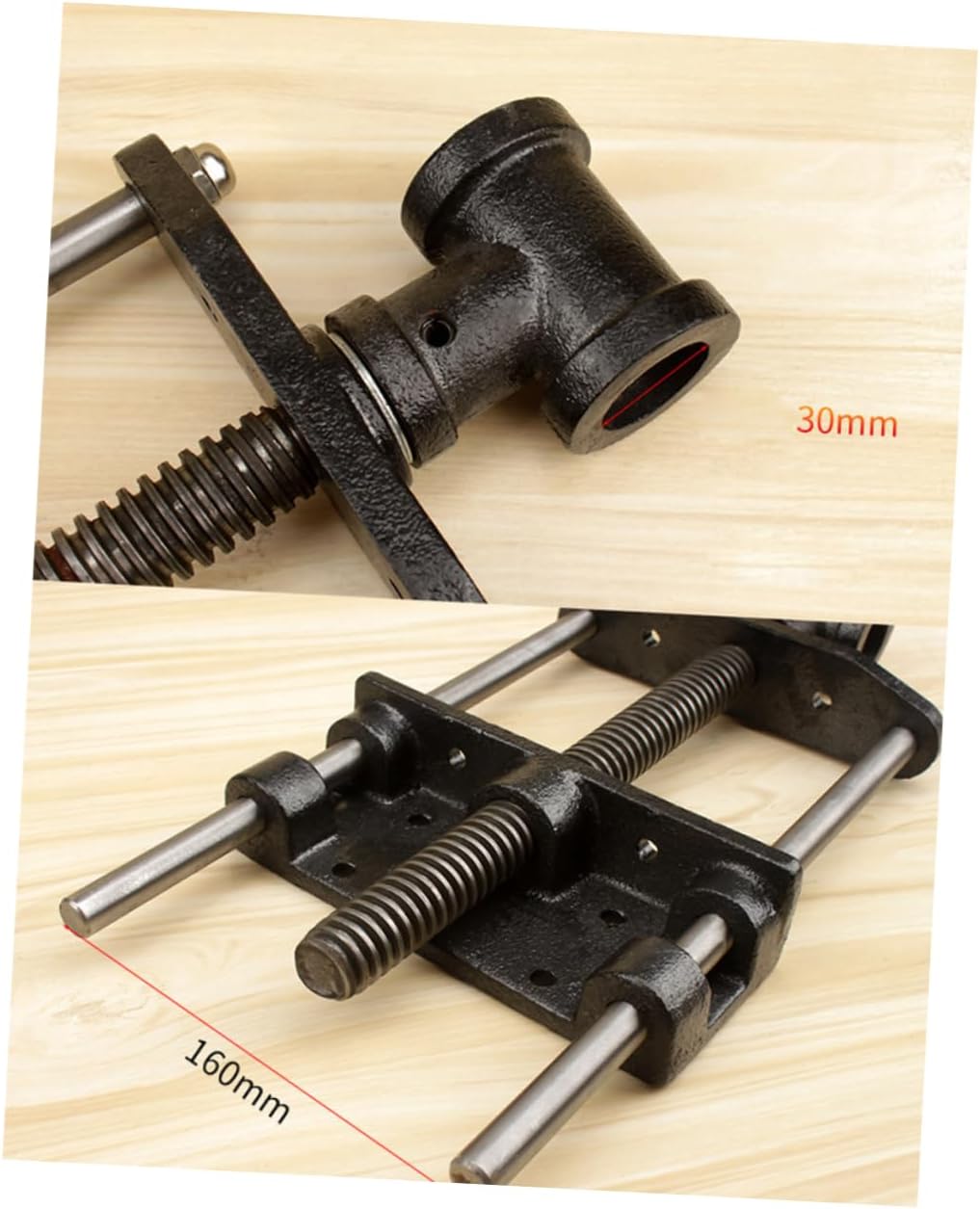 DOITOOL Lightweight Woodworking Table Clamp Tool Construction for Projects Wood Table Connecting Rod and Guiding Fixture for Precision Woodworking Tasks