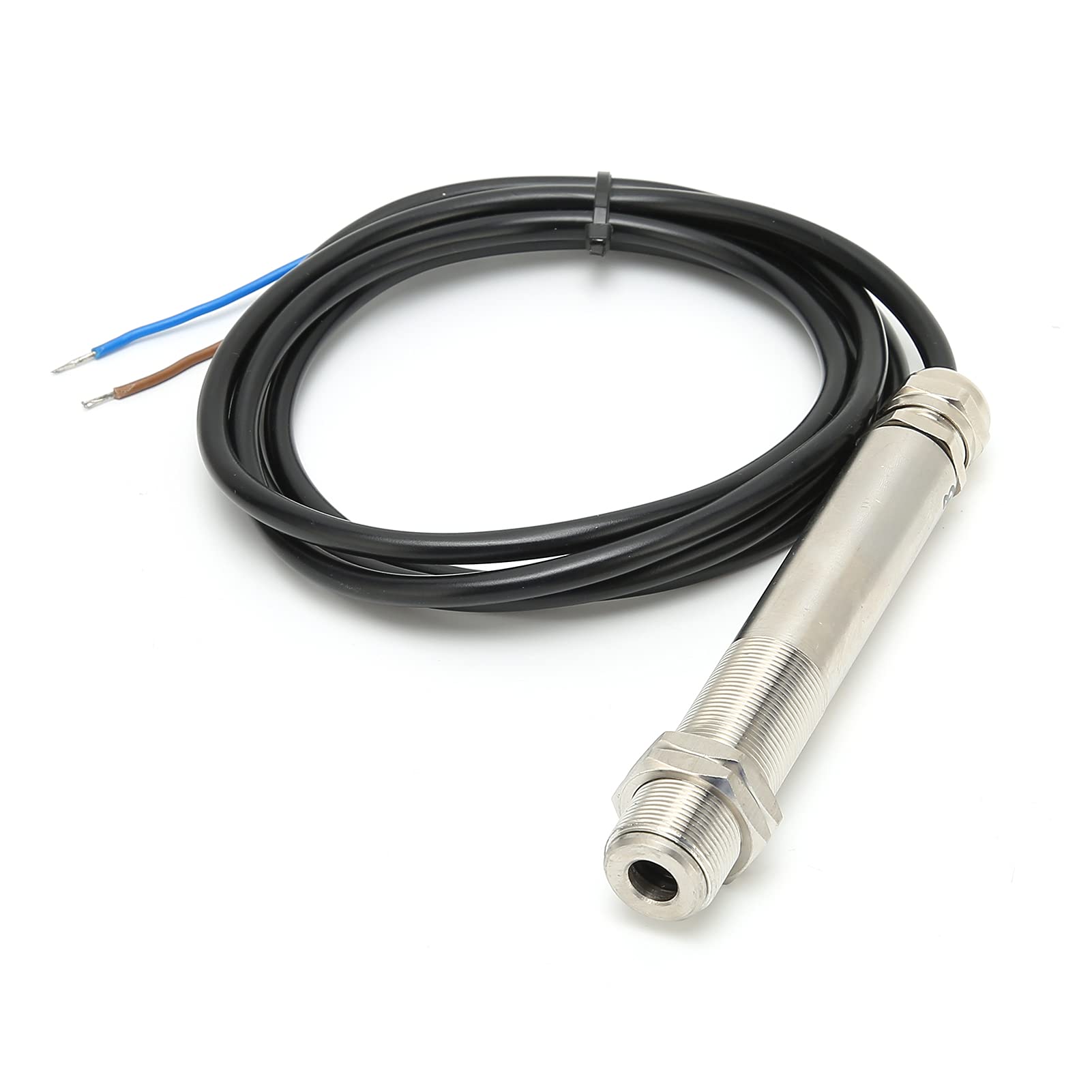 Aramox Sonda de Sensor de Temperatura Sonda de Temperatura Infrarroja Acero Inoxidable 24 V CC Salida de 4 a 20 MA 68 a 1112 Grados Fahrenheit para Procesamiento de Alimentos Equipos Industriales de