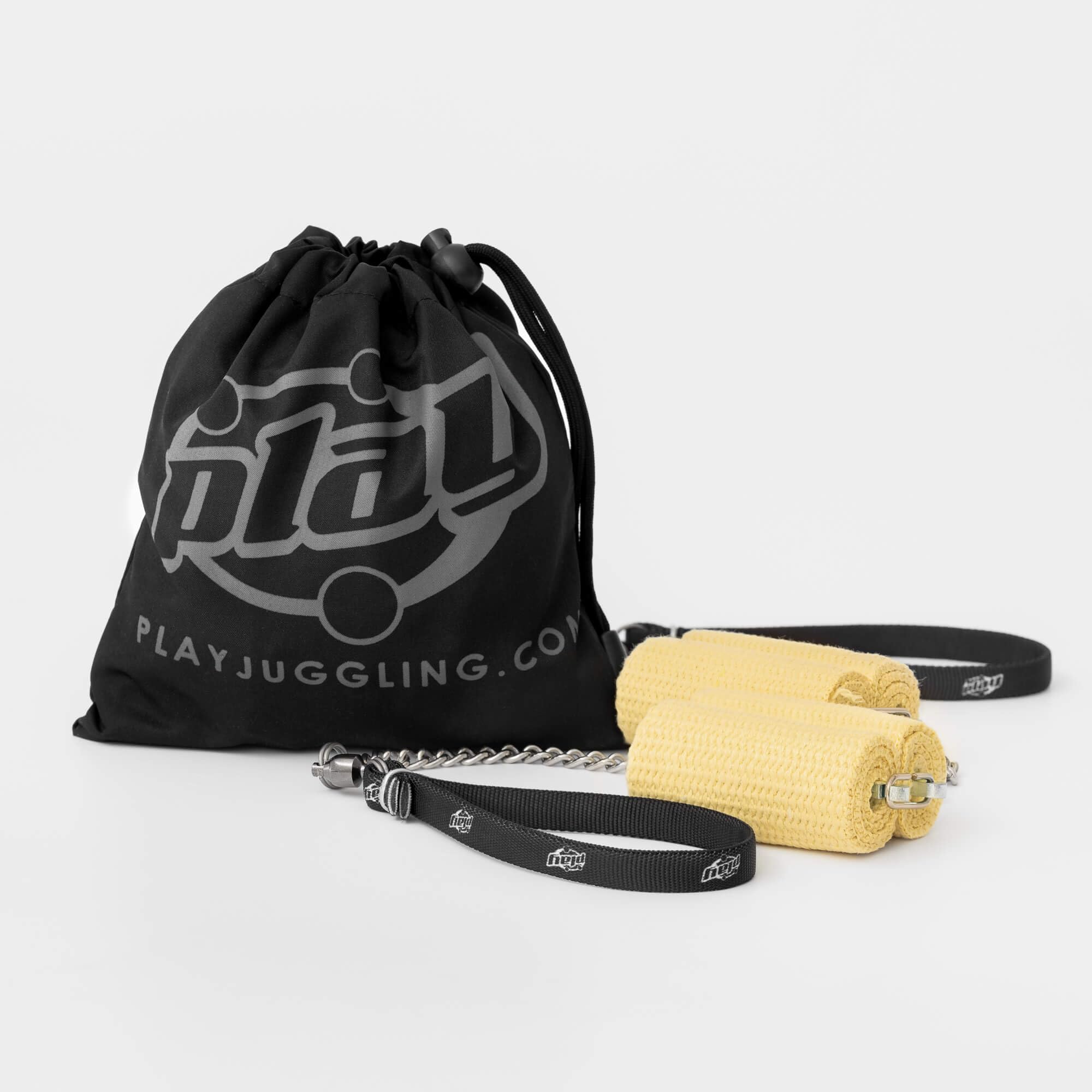 Play Juggling Poseidon Fire Poi | Reine Kevlar® Feuer-Ketten | Professionelles Jonglier-Zubehör