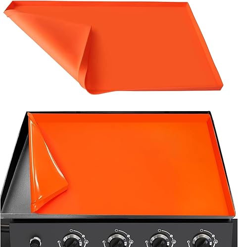 Alfombrilla de silicona de 36 pulgadas para parrilla Blackstone, accesorios de cubierta de parrilla Blackstone, protege la plancha de roedores y