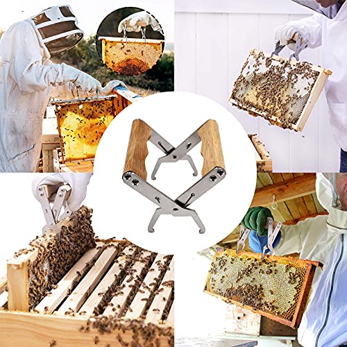 Rahmen Bienenstock Griff Imker Bienenkorb Imkerei Werkzeug Mit Holzgriff Zange Holzgriff Hochwertiger Hive Rahmen Bee… – Bild 8