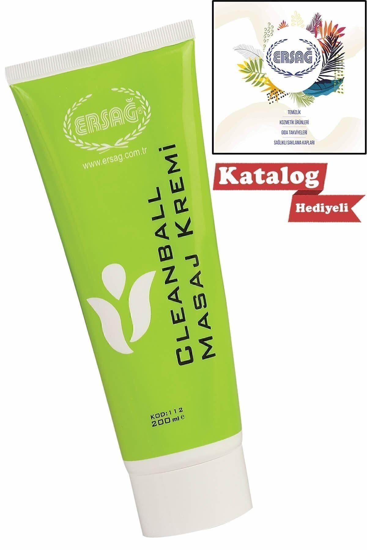 Ersağ Cleanball Masaj Kremi 200 Ml Katalog Hediyeli