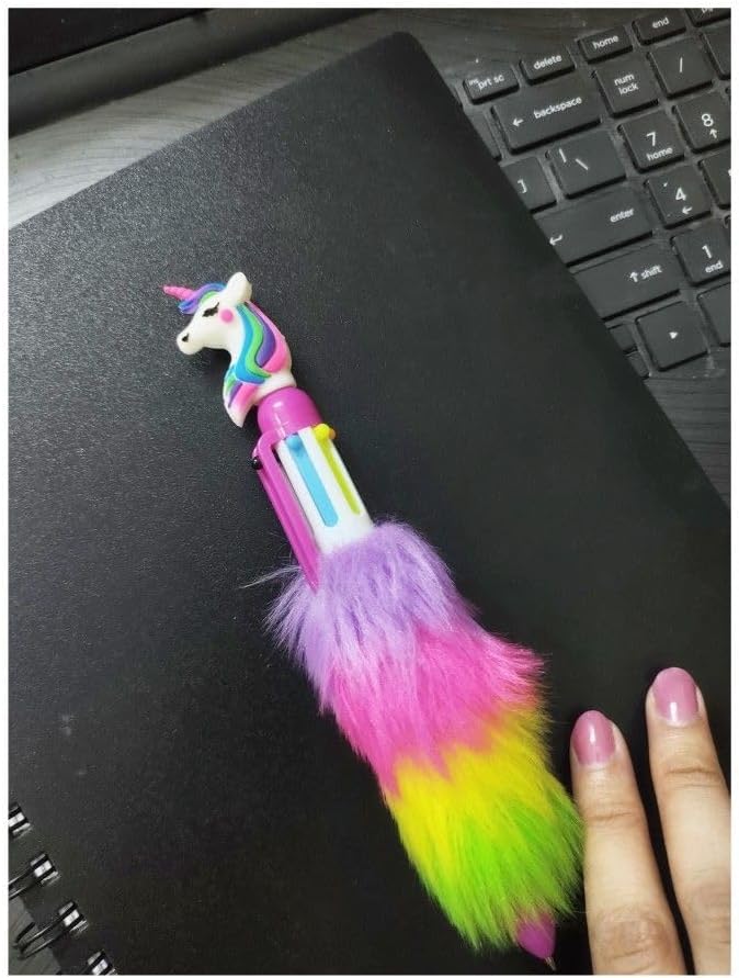 Amor Unicornio (pack of 3 unicorn feather pen for girls/feather pen for girls/return gifts/return gift for kids