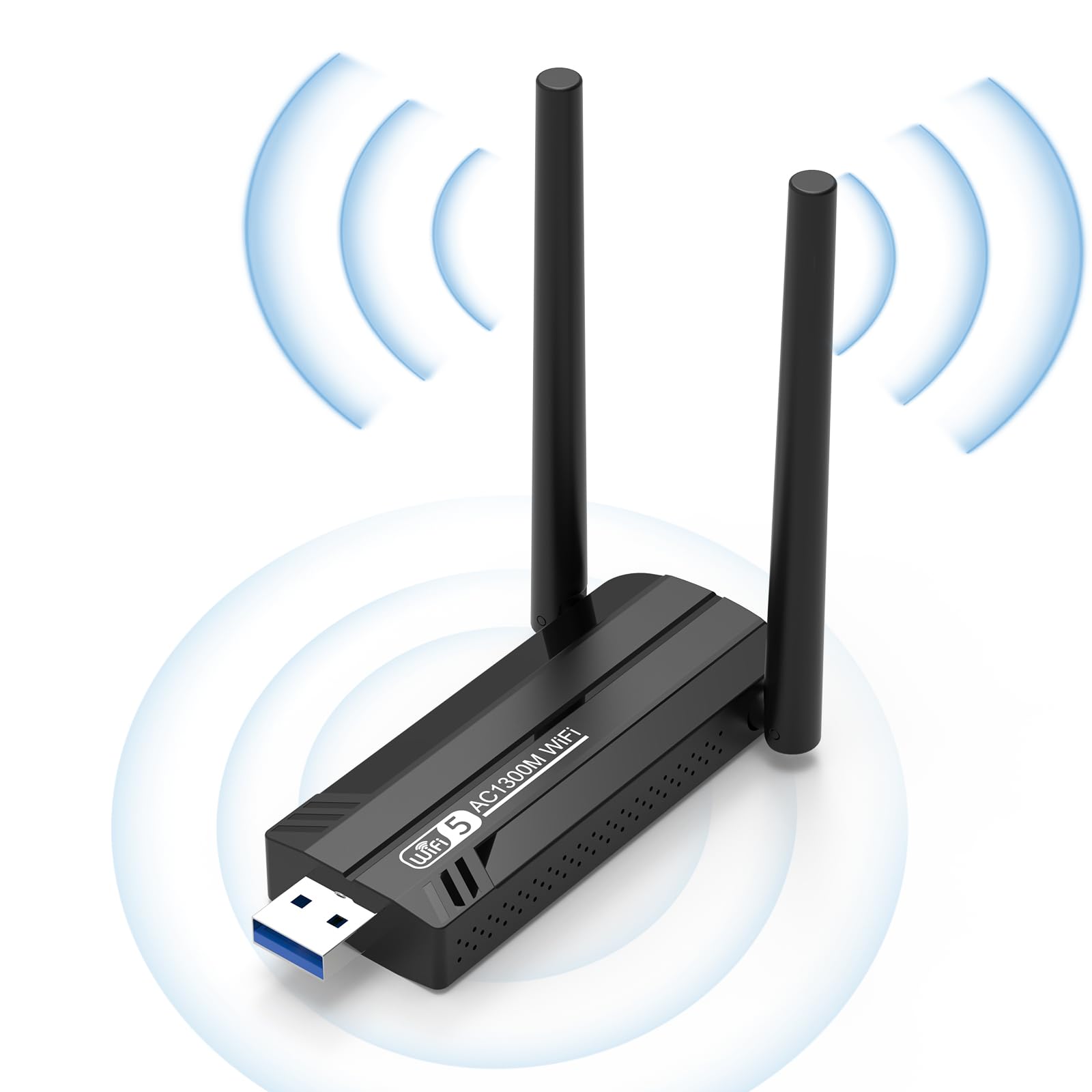 WLAN Repeater WLAN Verstärker 1200Mbit/s Dual-Band WiFi Booster mit Repeater/Router/Access Point Modus,4 Antennen,Einfache Einrichtung,WiFi Range Extender mit LAN/WAN Port