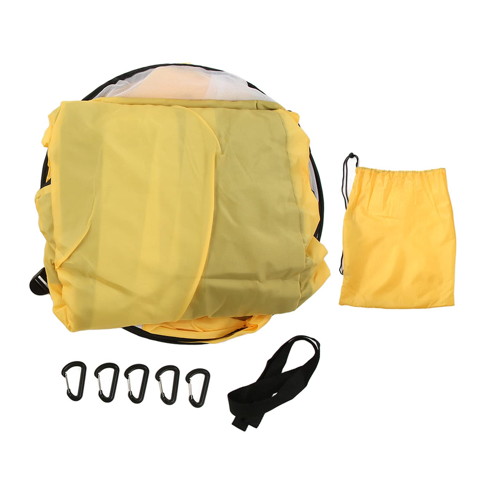 SIXRUN Sofá Inflable para Exteriores, Tumbona Inflable Portátil, sofá de Aire para Acampar, Senderismo, sofá Inflable, Lágrima (Negro más Amarillo)