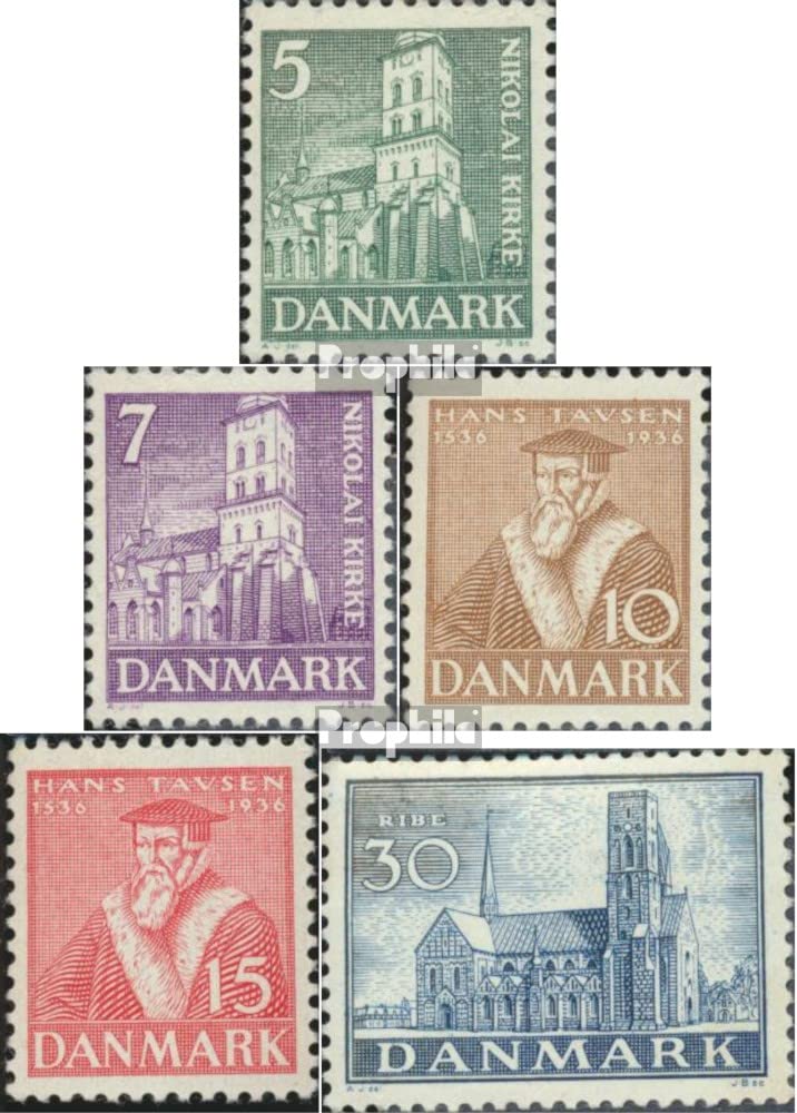 Sellos de Dinamarca 1936 MNH completamente nuevo Prophila 228 2