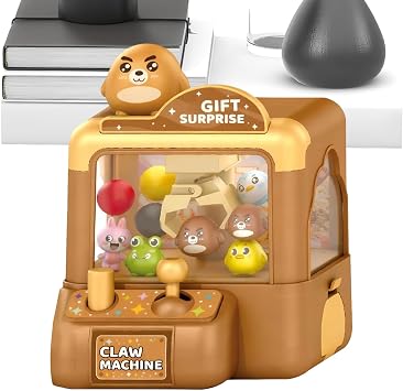 Claw Machine,Small Prize Dispenser Toys - Mini Vending Machine Toy - for Boys Girls Party Holiday Themed Event Family Gatherings Home Classroom Daycare Centers School Activities