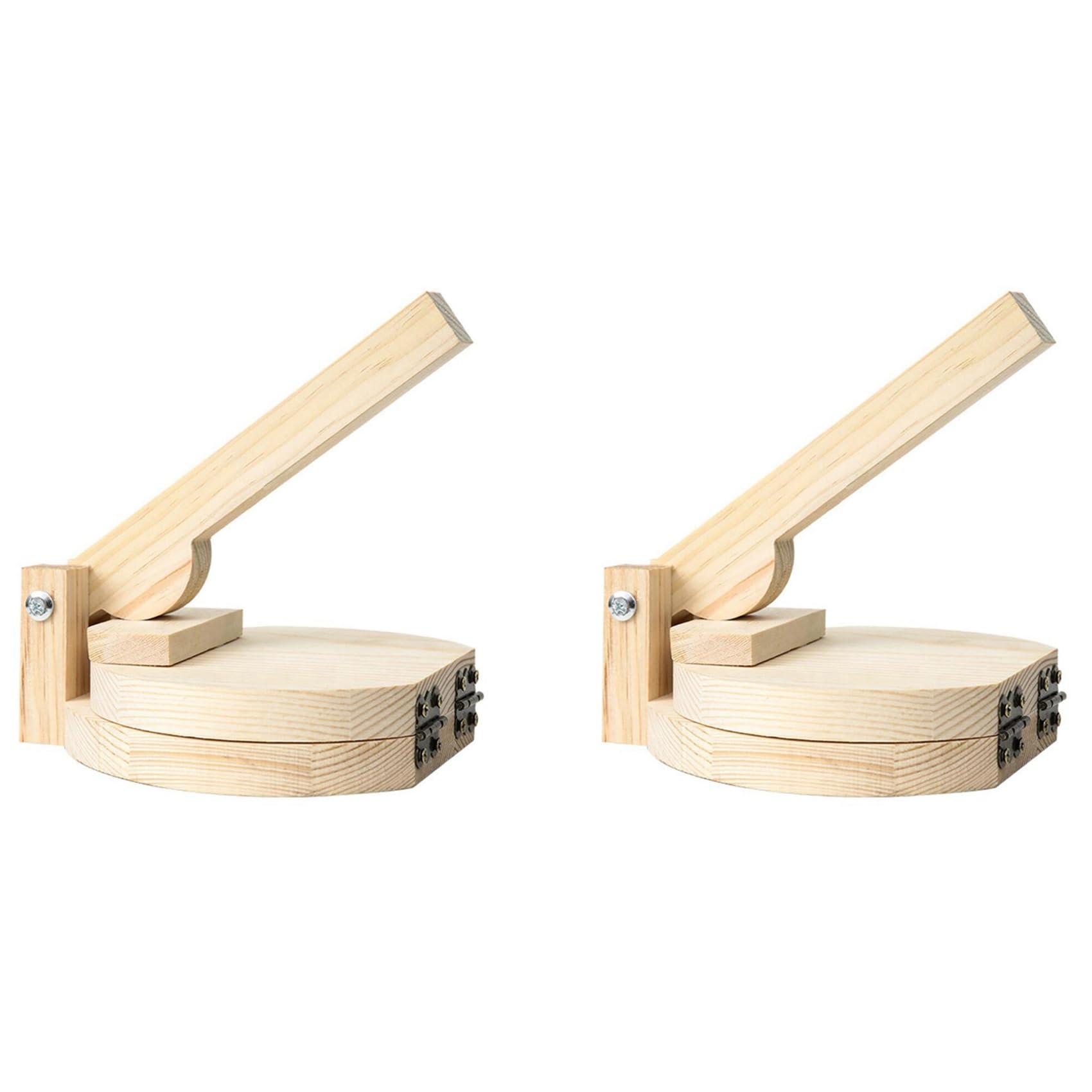 Hndhbfgrt 2X Wood Tortilla Press Dumpling Skin Maker Presser Chapati Roti Taco Corn Maker Pressing Kitchen Gadget Accessories