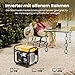 3200W Inverter-Generator, Benzin 4-Takt Backup-Stromversorgung mit Parallell-Funktion, mit AC/DC/USB-Ausgängen für Garten, Arbeitsplatz, Haus, Garage und mehr