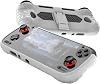 Funda para Ayn Odin 3, BOVUGAC TPU Suave Protectora a Prueba de Golpes con Soporte, Versión con Soporte, Color Blanco 1