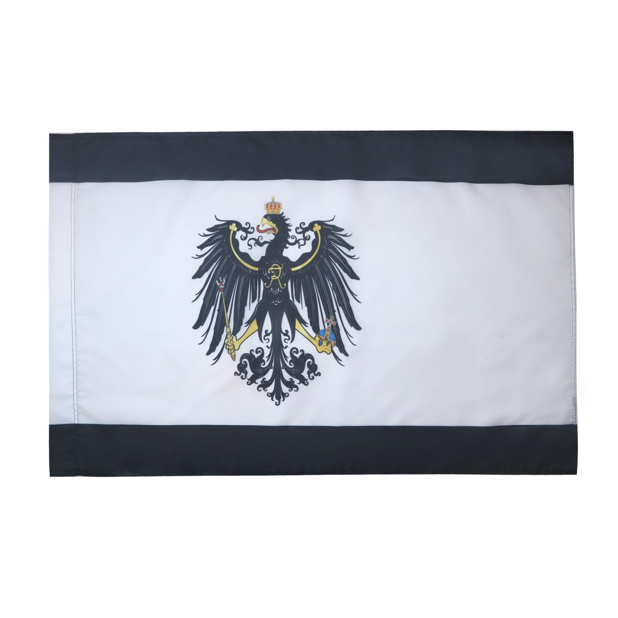 AZ FLAG - Flagge Königreich Preußen 1701-1918 - 90x60 cm - Preussen Fahne 60 x 90 Cm Scheide Für Mast - Flaggen