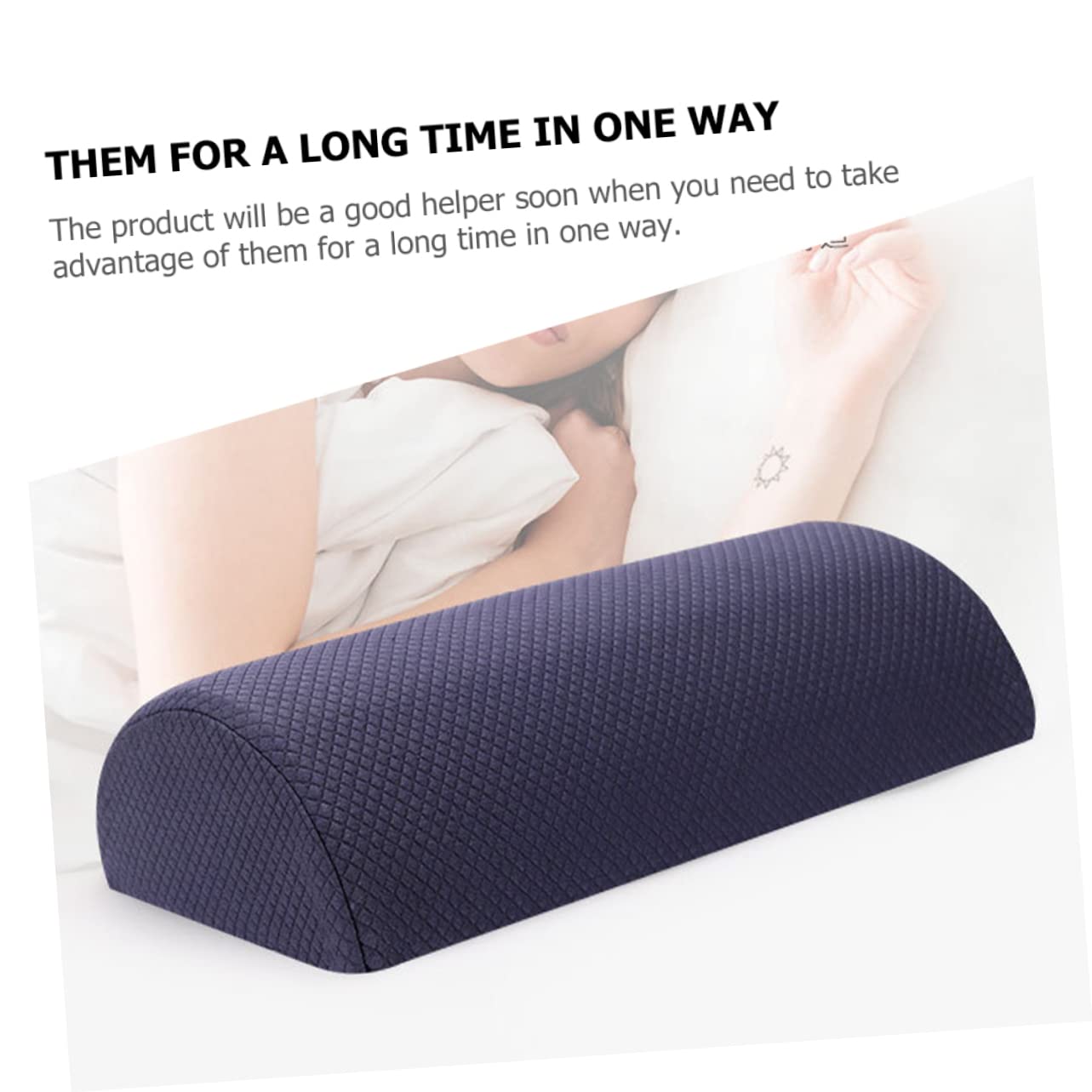 Healeved Memory Schaum Kniekissen Halbrollen Beinpolster Ergonomisches Lordosenstützkissen Mit Abnehmbarem Bezug Für Auto Büro Reisen Und Schlafzimmer
